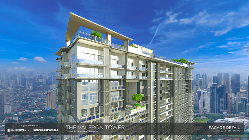 The Valeron Tower — 55-storey luxury DMCI Homes condominium in Metro Manila, Marubeni partnership