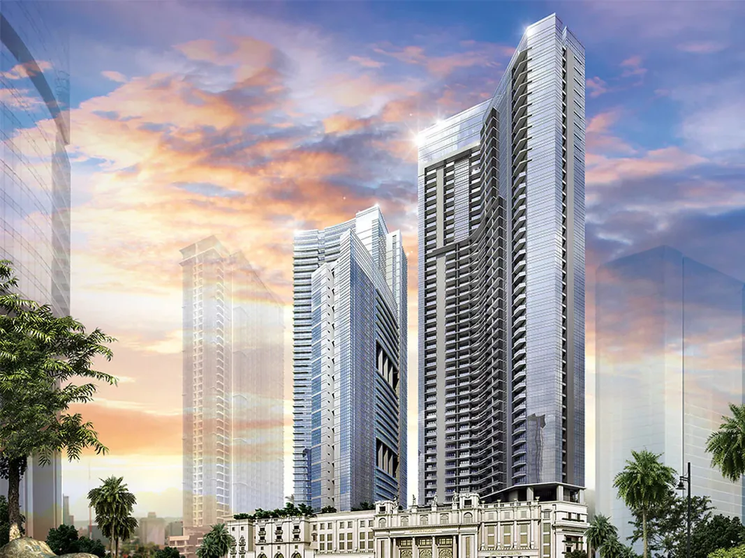 Uptown Parksuites Tower 2 facade